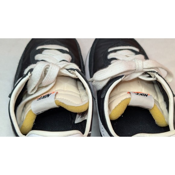 Nike Waffle Trainer 2 YTH Sz. 7 Athletic Shoe BLK/WHT Unisex Sneaker #DC6477-001 - Picture 8 of 16